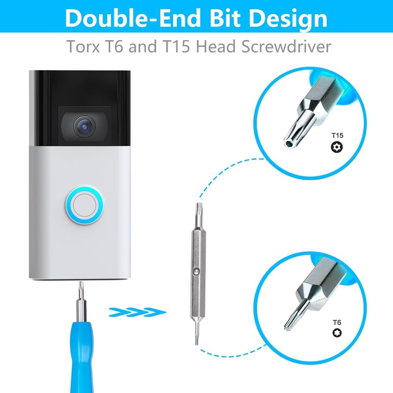 Mamerry Adjustable 30 to 55 Degree Doorbell Angle Mount Compatible with Video Doorbell 1/2/3/4/(2020 Release)/Battery Doorbell Plus/Pro, Doorbell Camera Door Mount Wedge Kit for House - Image 4